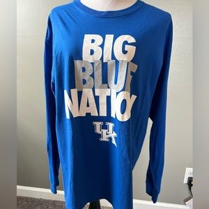 University of Kentucky longsleeve T-shirt, blue in color sizeL by Russell sports